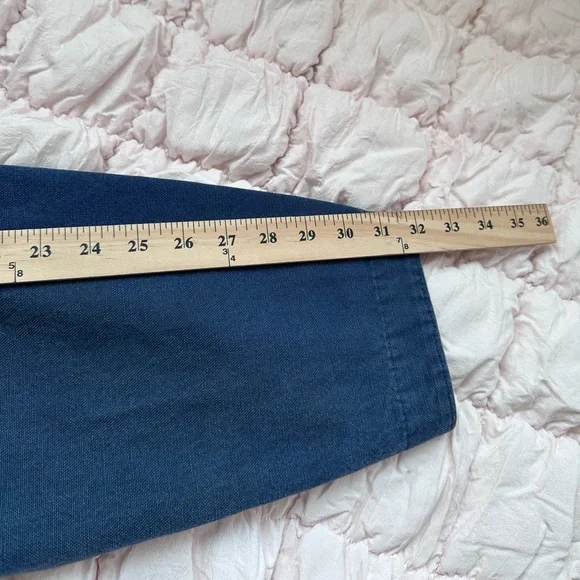 Vintage L.L. Bean Canvas Barn Chore Jacket Navy Men’s L Tall USA H148 - Picture 9 of 9